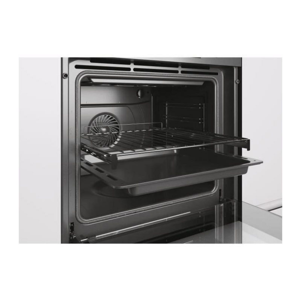 Rosieres Four encastrable pyrolyse - chaleur pulsée ROSIERES RFC3O5879INP - noir - porte froide - Classe A