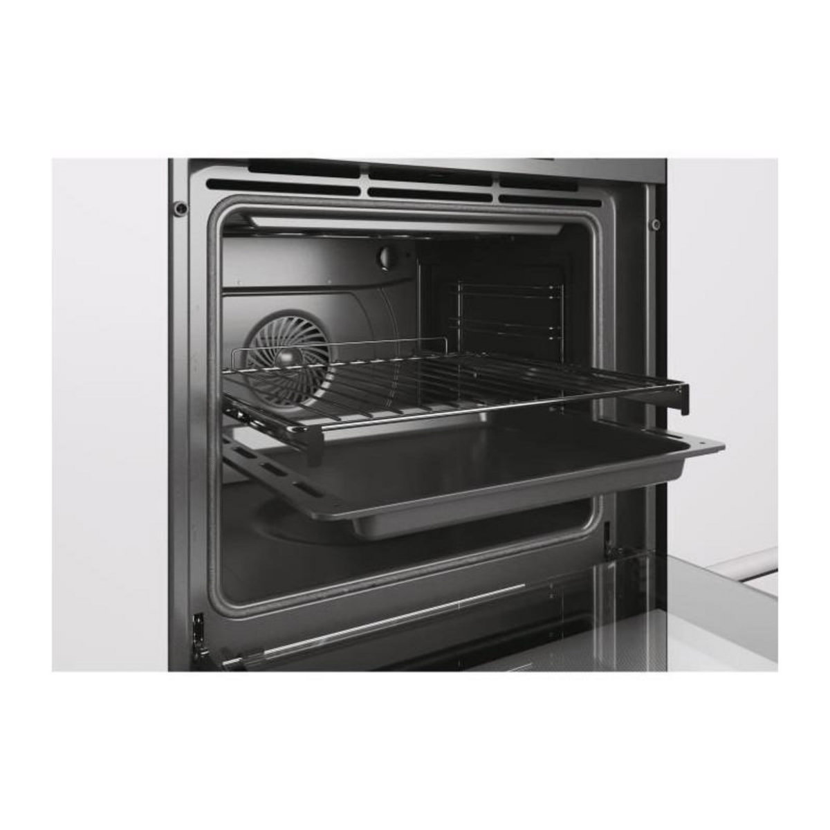 Rosieres Four encastrable pyrolyse - chaleur pulsée ROSIERES RFC3O5879INP - noir - porte froide - Classe A