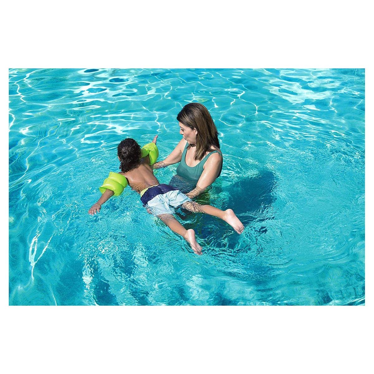 BESTWAY Paire de brassards de natation couleur unie