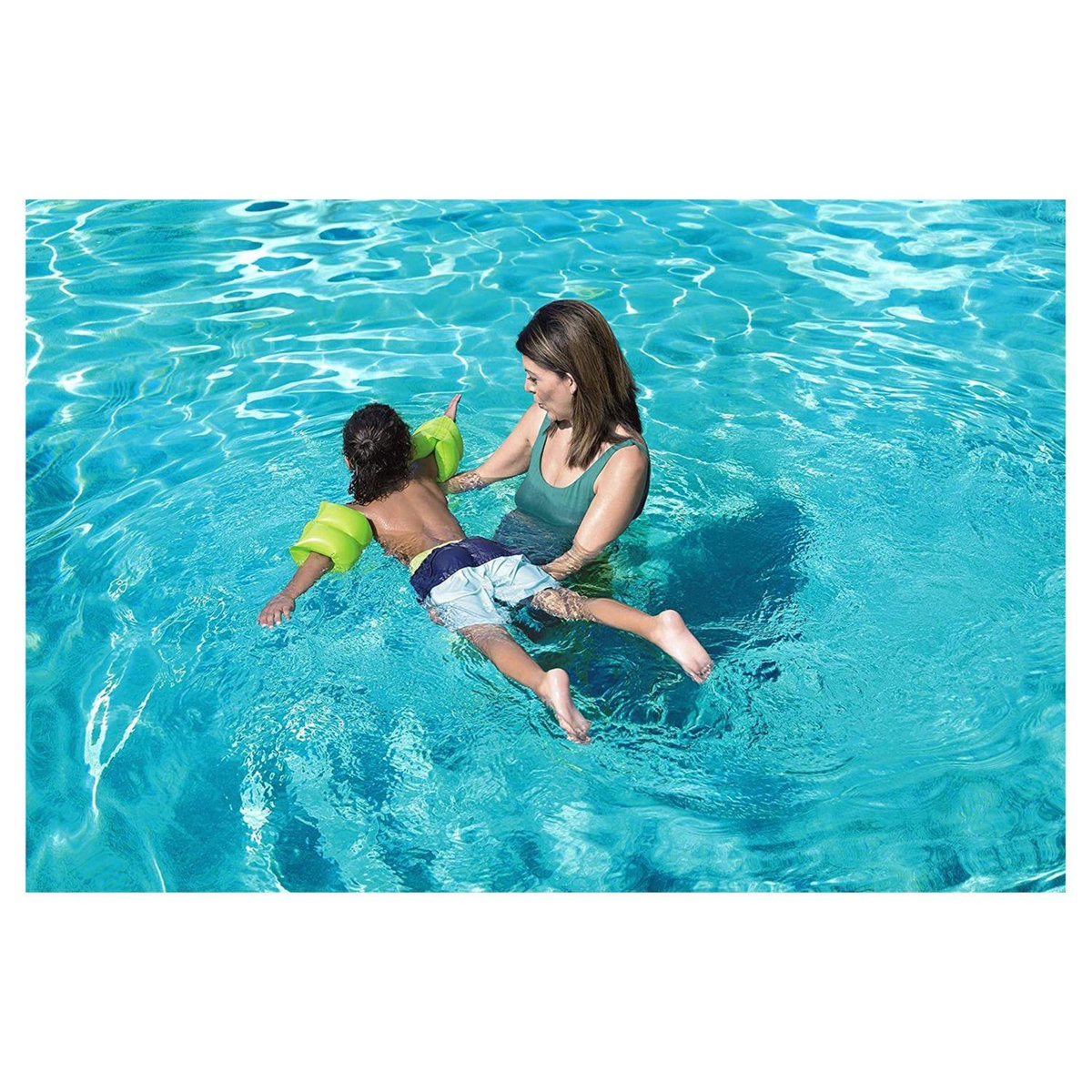 BESTWAY Paire de brassards de natation couleur unie