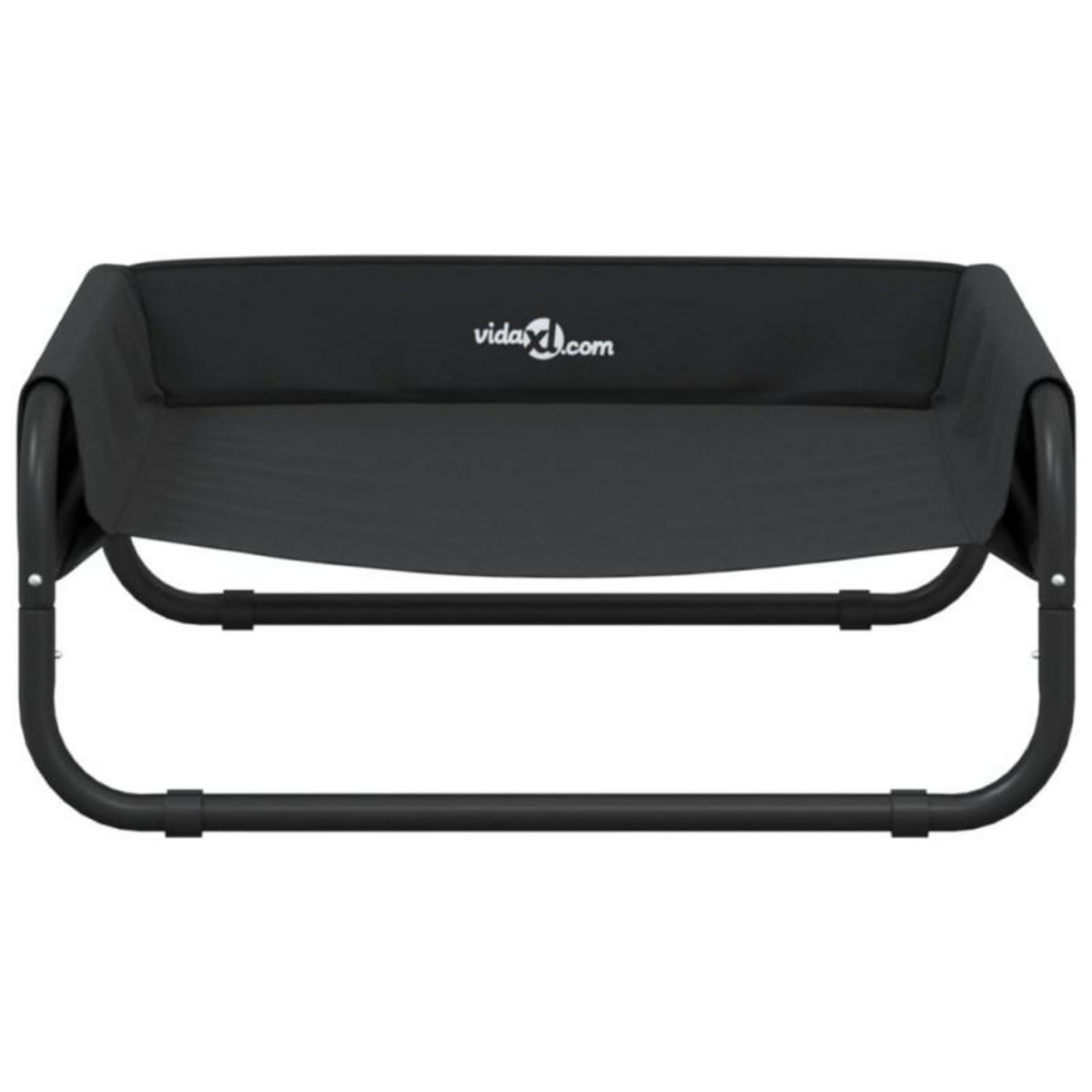VIDAXL Lit surélevé pour chien anthracite tissu Oxford et acier