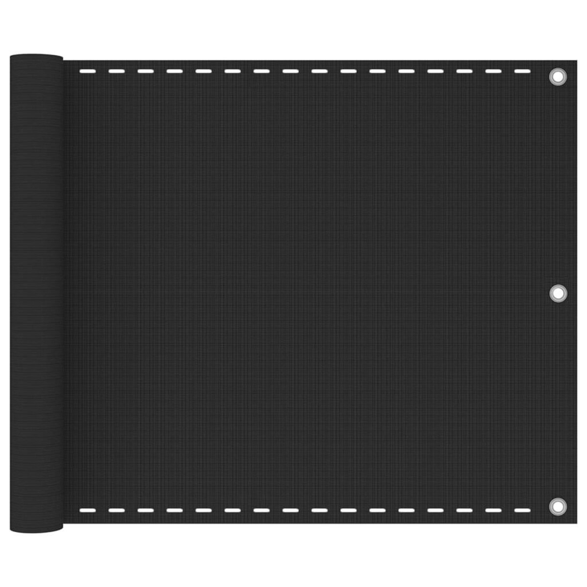 VIDAXL Ecran de balcon en PEHD anthracite de 75x400 cm