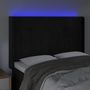 Voir la diapositive 4 : VIDAXL Tete de lit a LED Noir 147x16x118/128 cm Velours