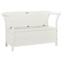 Voir la diapositive 4 : VIDAXL Banc Blanc 107x45x75,5 cm Bois de sapin solide