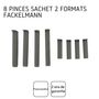 Voir la diapositive 4 : Fackelmann Lot de 8 clips fermeture de sachet Fackelmann Tecno