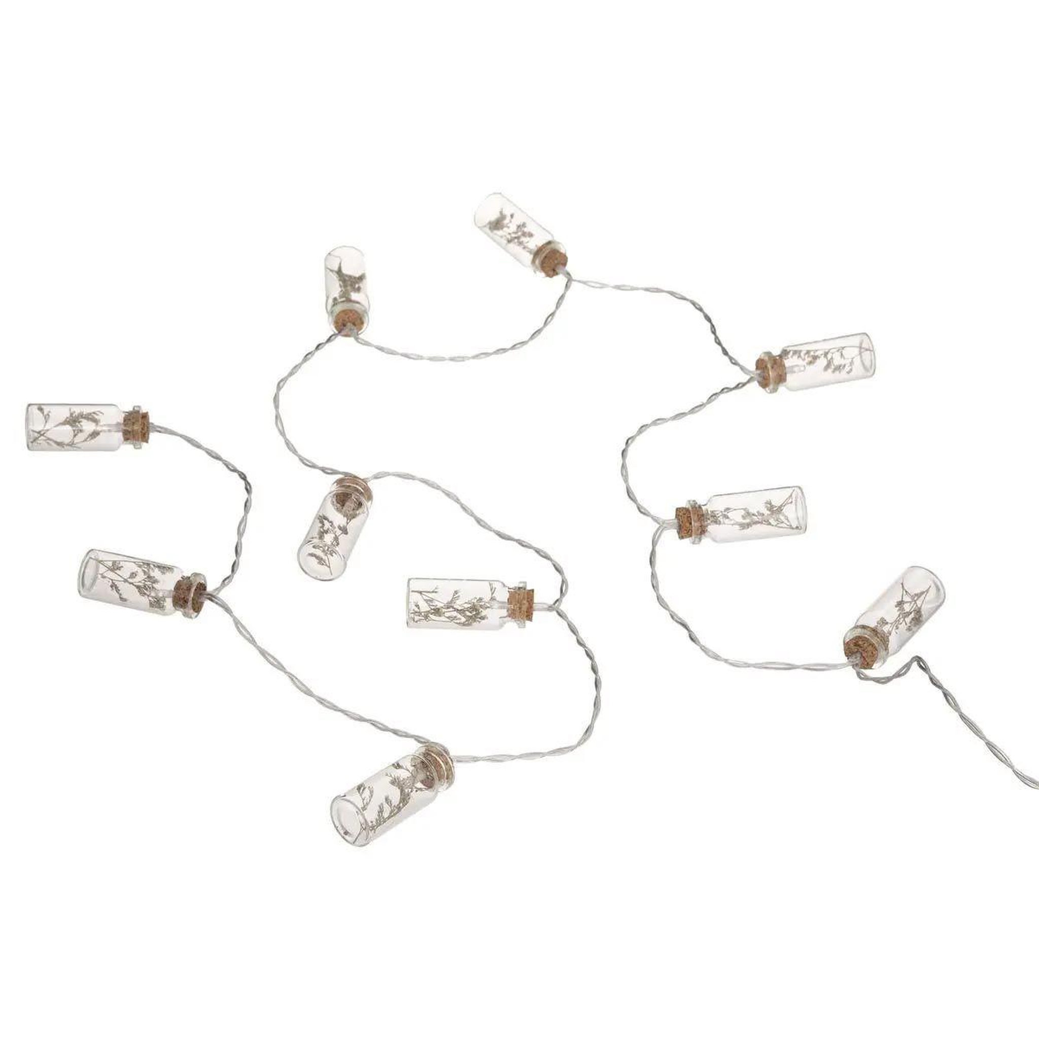 ATMOSPHERA Guirlande lumineuse led  10 fleurs  165cm naturel