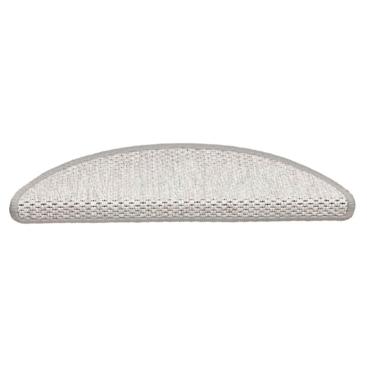 VIDAXL Tapis d'escalier autocollants 30 pcs 56x17x3 cm platine