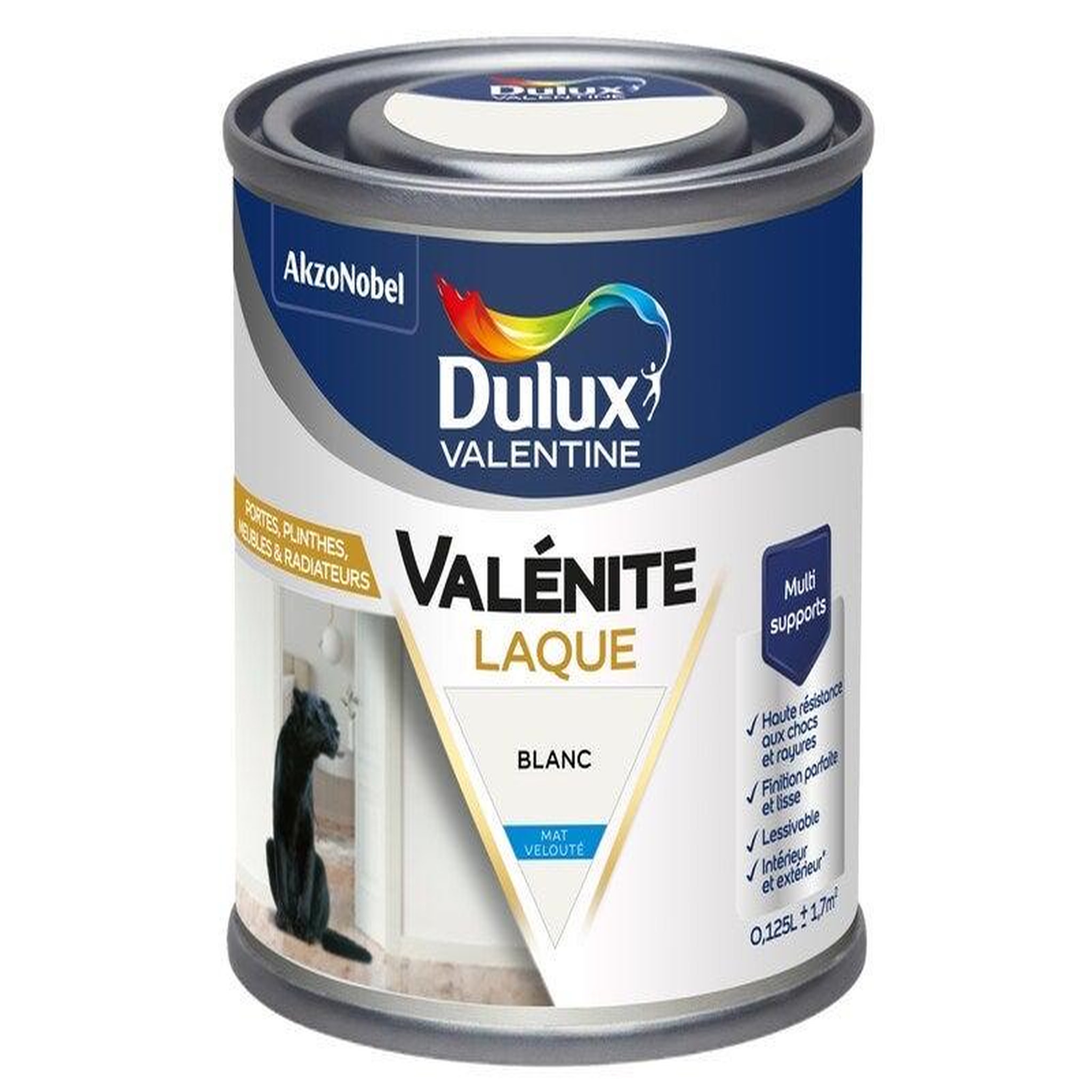 CENTRALE BRICO Peinture boiserie blanc mat dulux valentine 0.125l