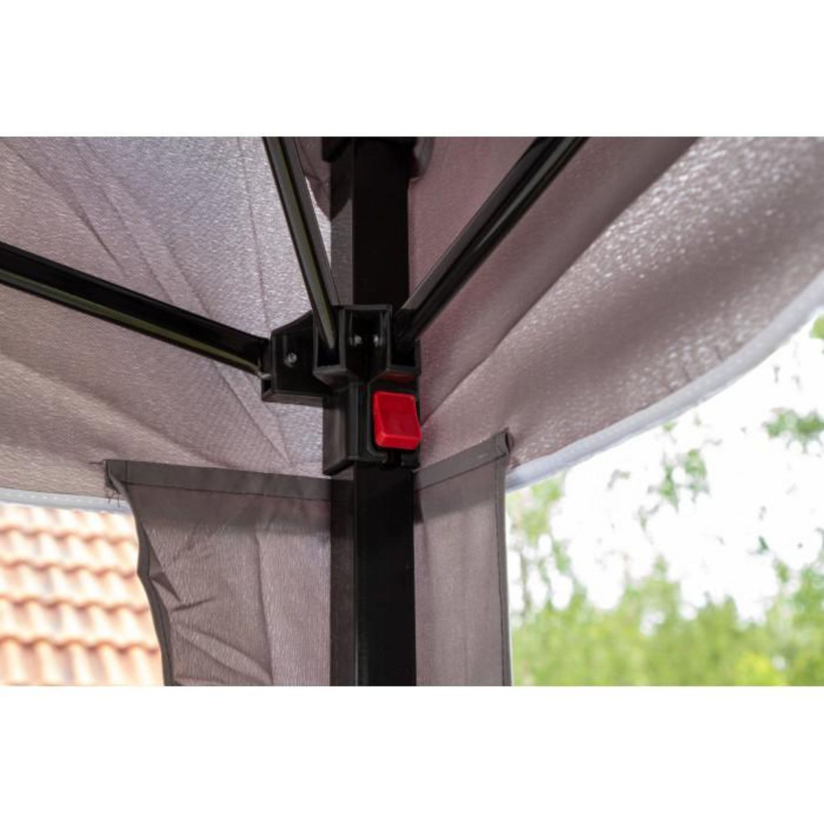 Paris Prix Pavillon en Tissu  Gazebo  295cm Gris