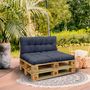 Voir la diapositive 5 : RED DECO Set 2 coussins d'extérieur gris anthracite - riouga