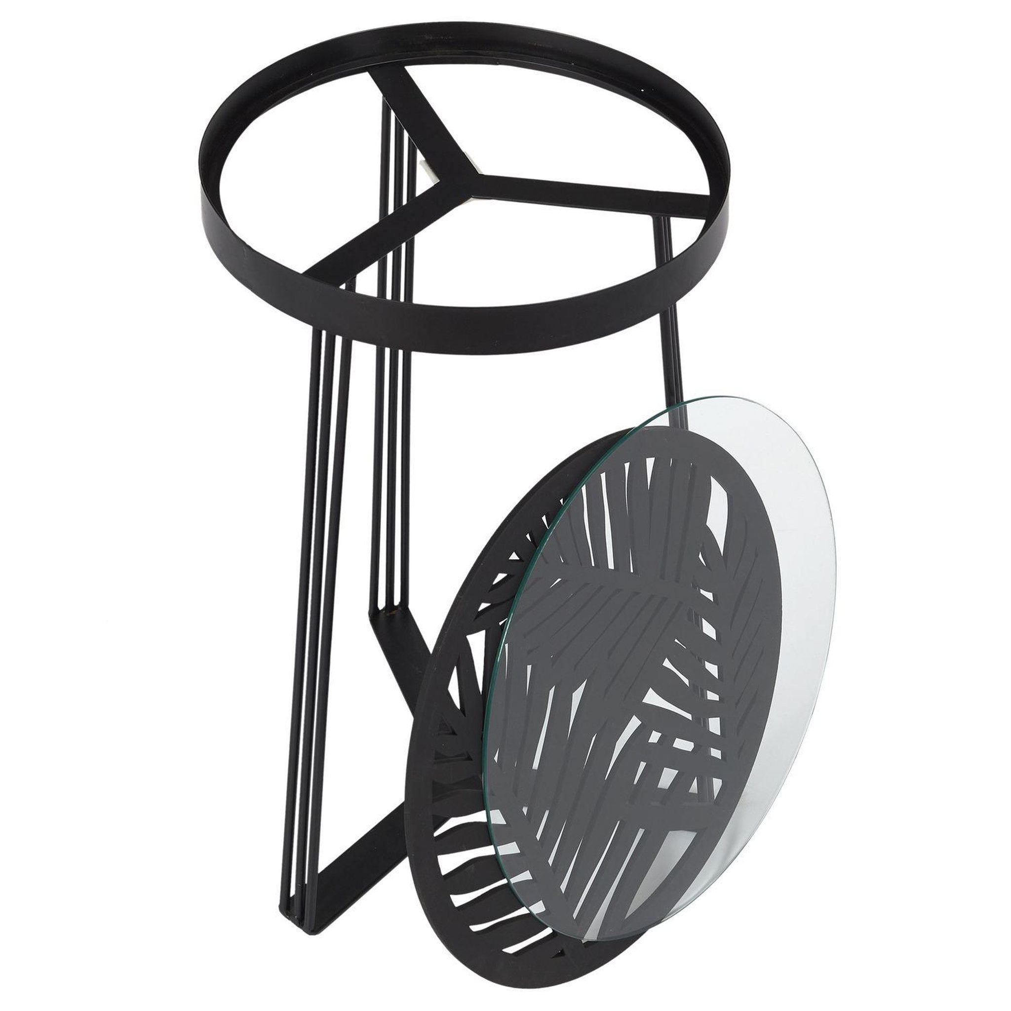 Voir la diapositive 2 : The Home Deco Factory Lot de 2 tables gigognes