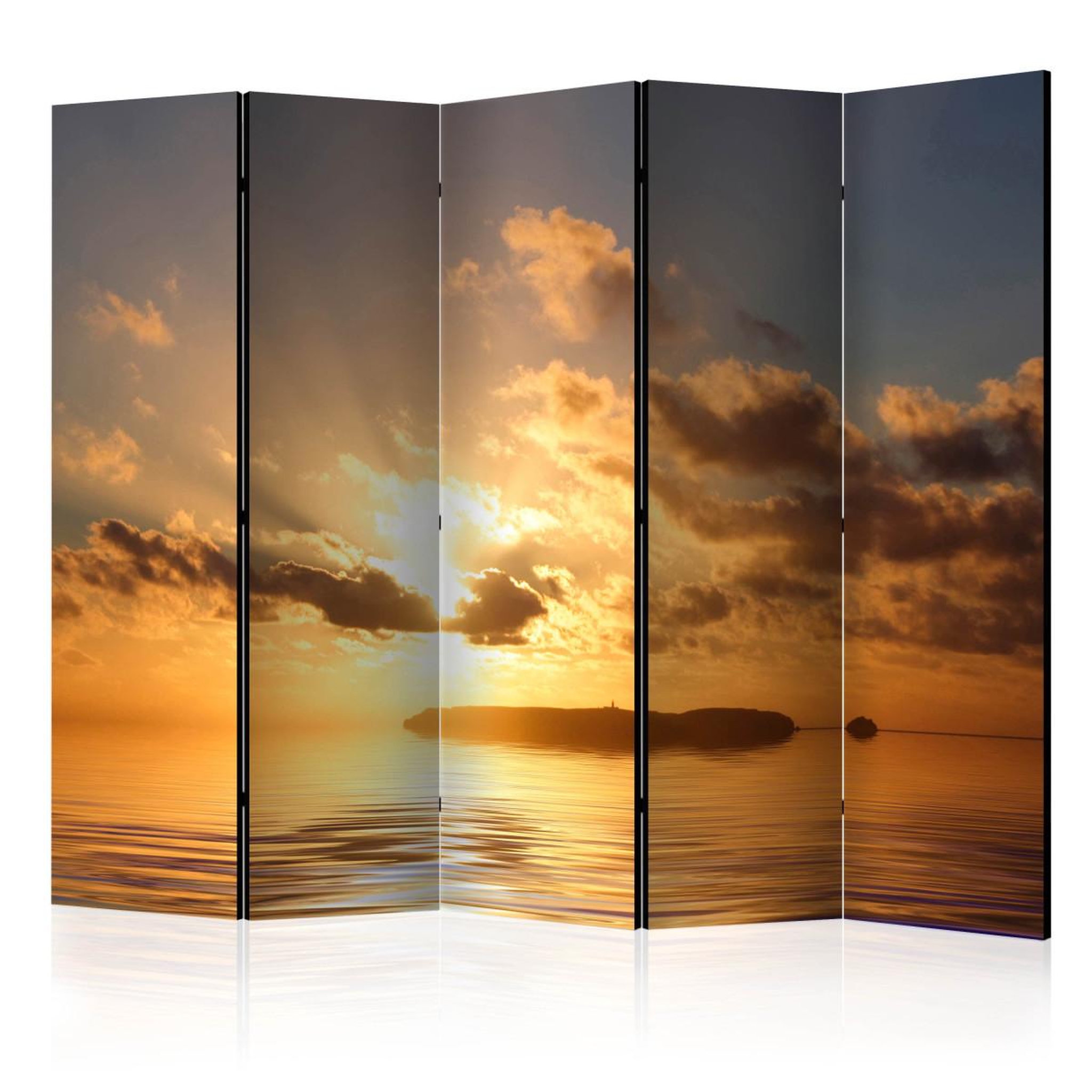 Paris Prix Paravent 5 volets  sea sunset  172x225cm