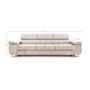 Voir la diapositive 6 : BEST MOBILIER Pablo - canapé 3 places - convertible avec têtières réglables - en velours