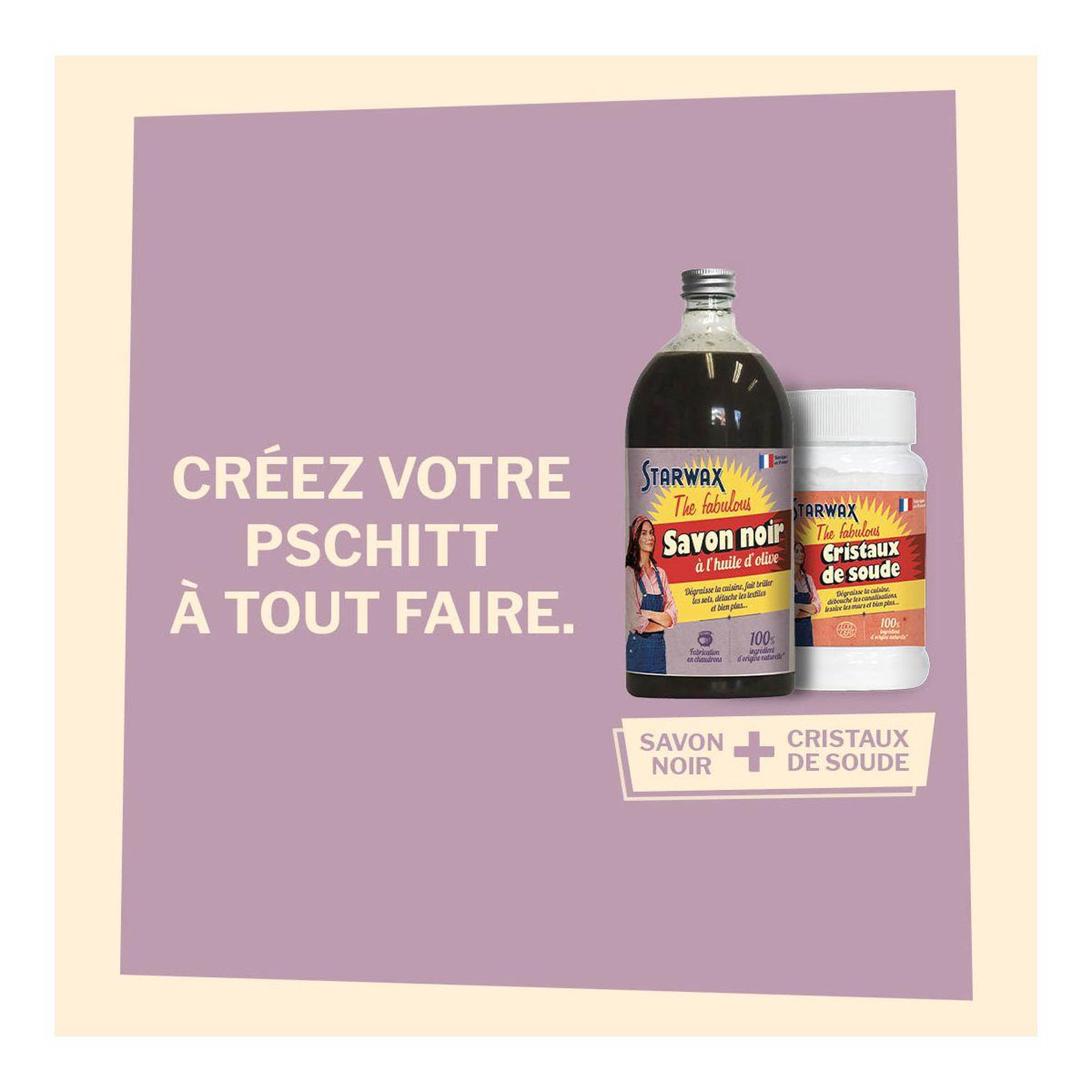 Voir la diapositive 5 : Starwax Nettoyant SAVON NOIR À L'HUILE D'OLIVE 1L