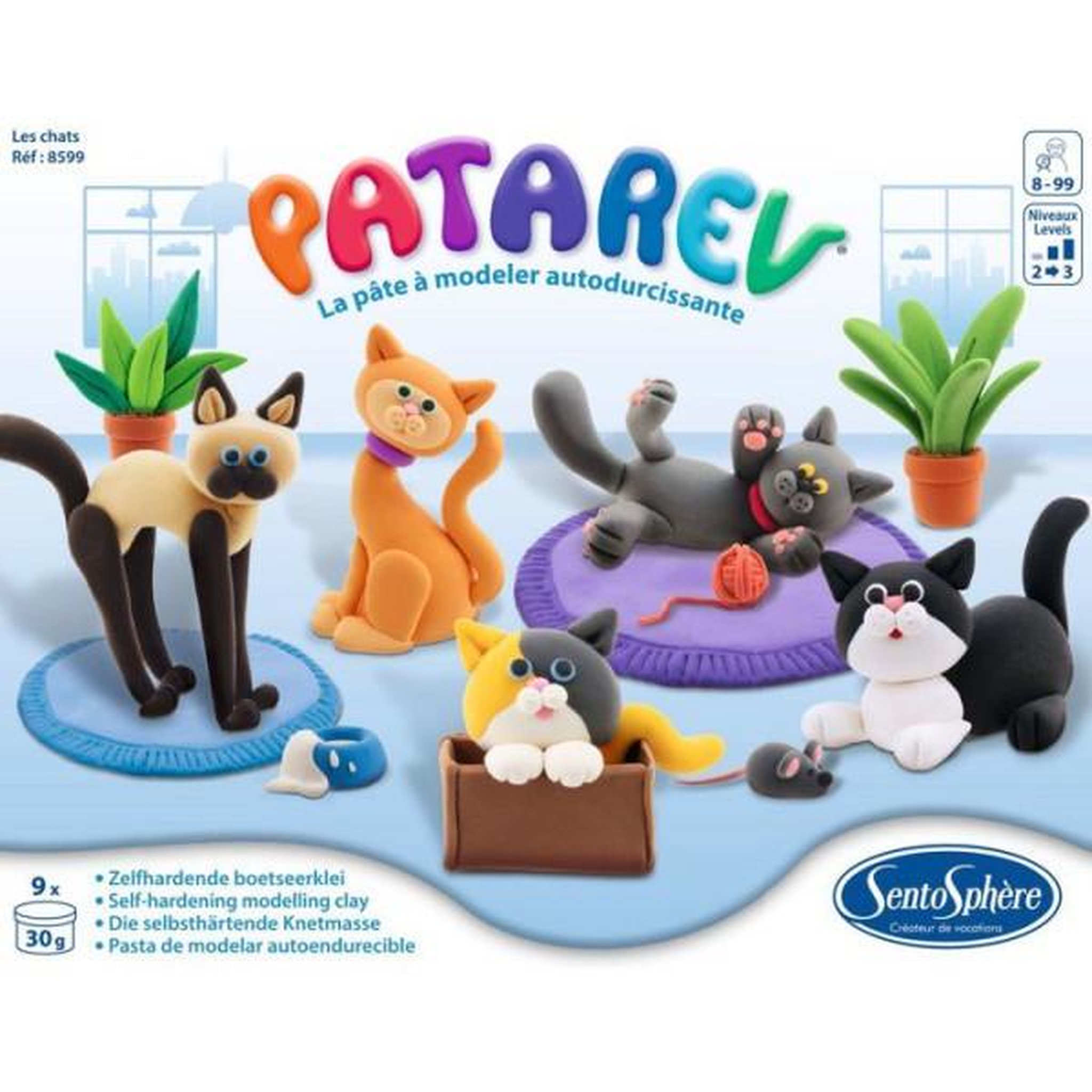 Voir la diapositive 4 : Sentosphere Patarev - Boite les chats