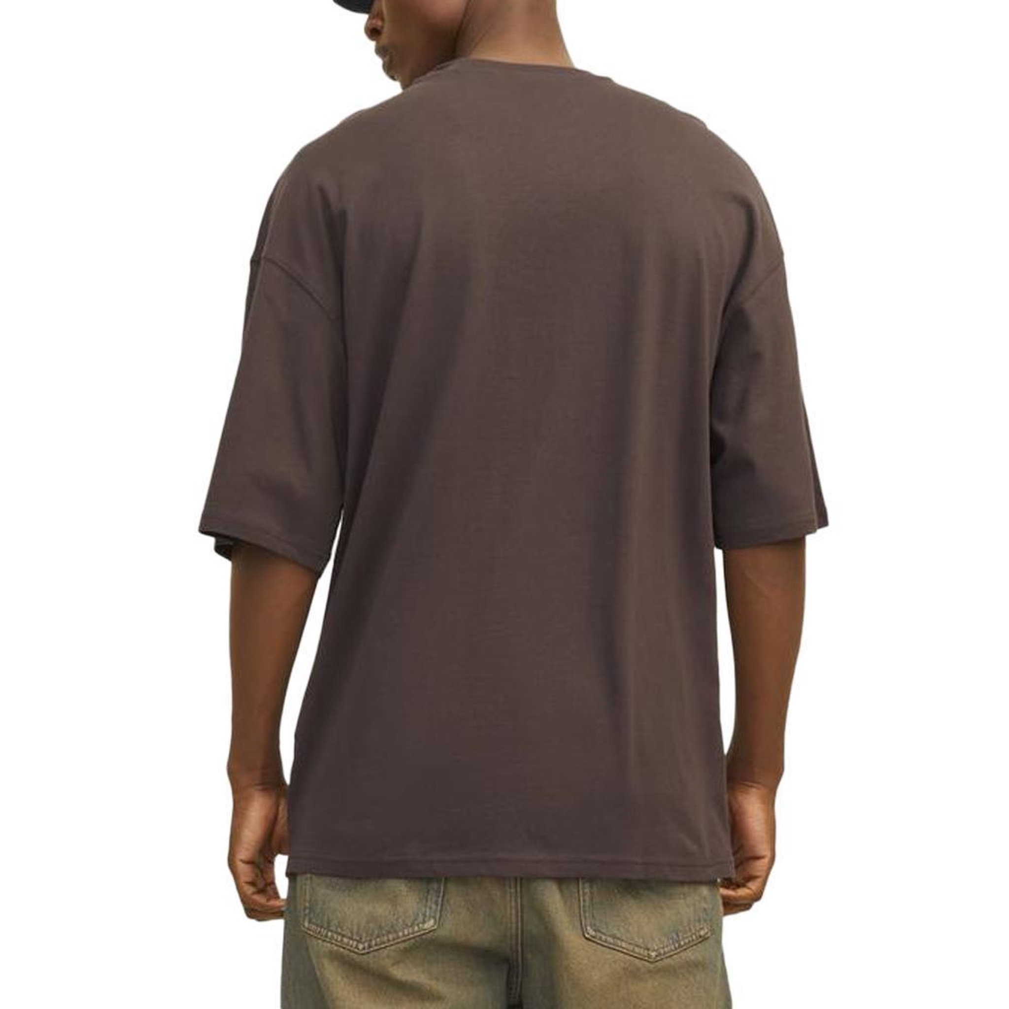 Voir la diapositive 2 : Jack & Jones T-shirt Marron Homme Jack & Jones Jecharge