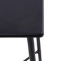 Voir la diapositive 4 : VIDAXL Ensemble de bar 5 pcs Tissu Noir