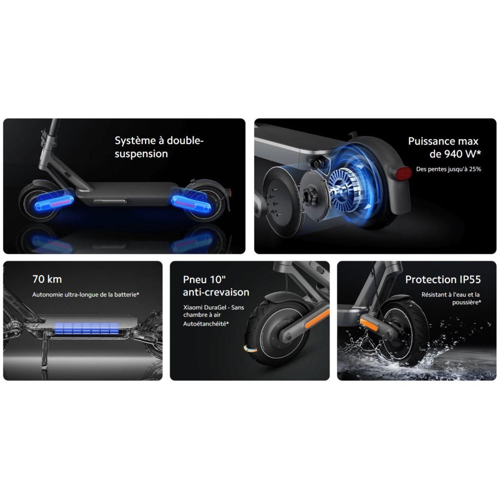 Voir la diapositive 5 : XIAOMI Trottinette électrique Scooter 4 Ultra