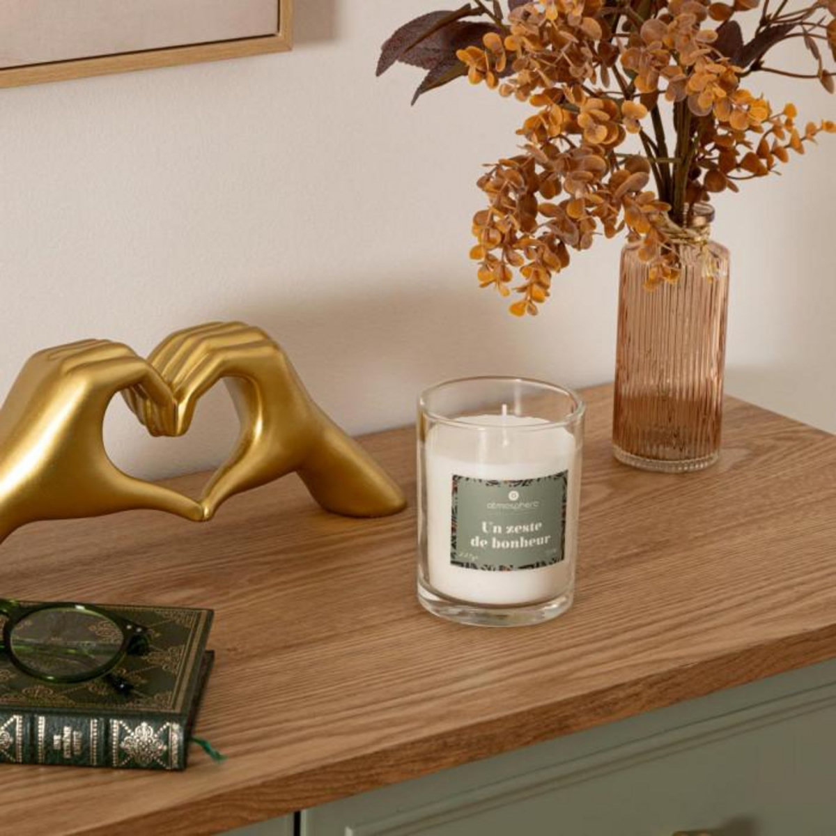 ATMOSPHERA Bougie Parfumée Avec Bijou  Mily  220g Fruits Exotiques