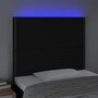 Voir la diapositive 3 : VIDAXL Tete de lit a LED Noir 100x5x118/128 cm Tissu