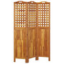 Voir la diapositive 4 : VIDAXL Cloison de separation 3 panneaux 121,5x2x180 cm Bois d'acacia
