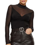 MORGAN T  hirt Manches Longues  Femme Morgan TIMARA. Coloris disponibles : Noir