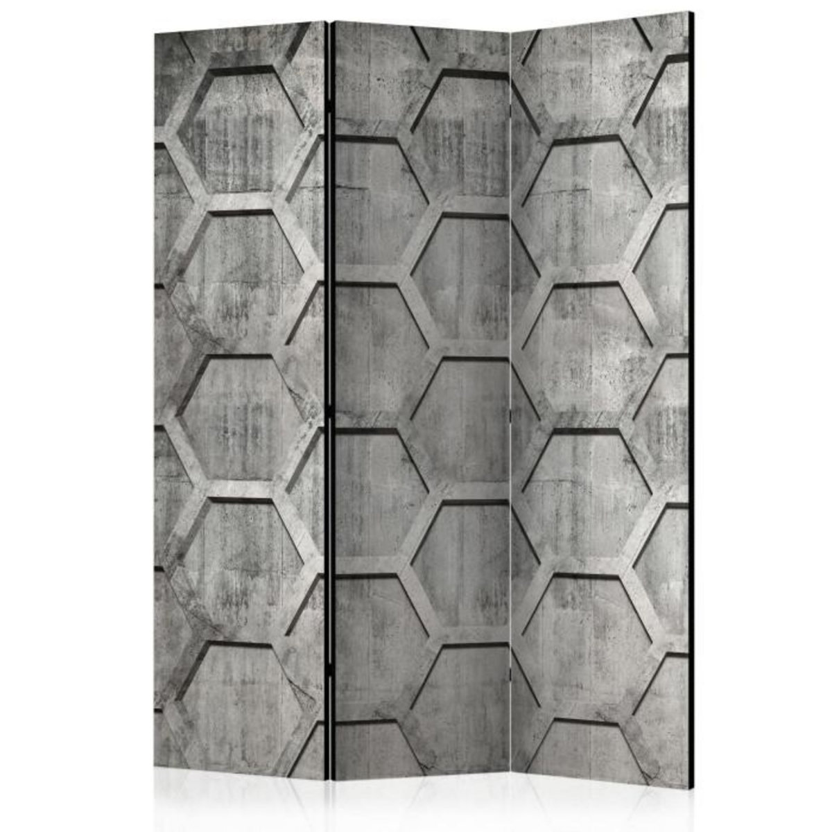 Paris Prix Paravent 3 Volets  Platinum Cubes  135x172cm