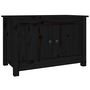 Voir la diapositive 2 : VIDAXL Armoire a chaussures Noir 70x38x45,5 cm Bois de pin massif
