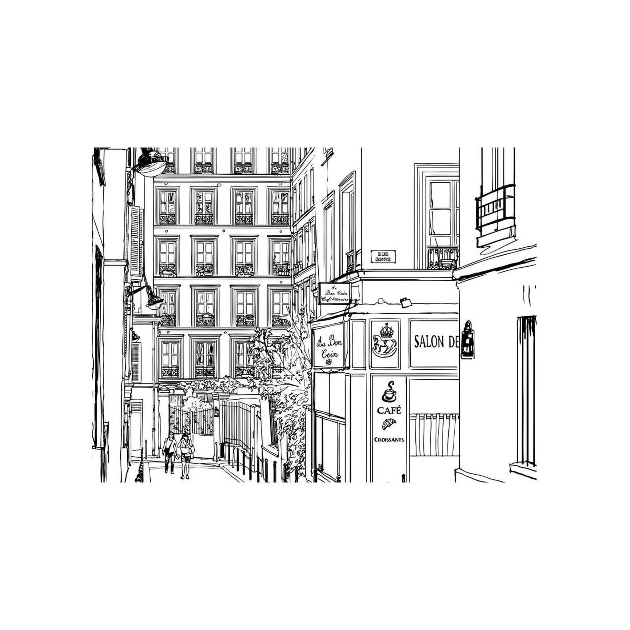 Voir la diapositive 2 : Paris Prix Papier Peint  A Walk Through Parisian Streets
