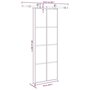 Voir la diapositive 6 : VIDAXL Porte coulissante avec kit de quincaillerie 76x205 cm Verre ESG