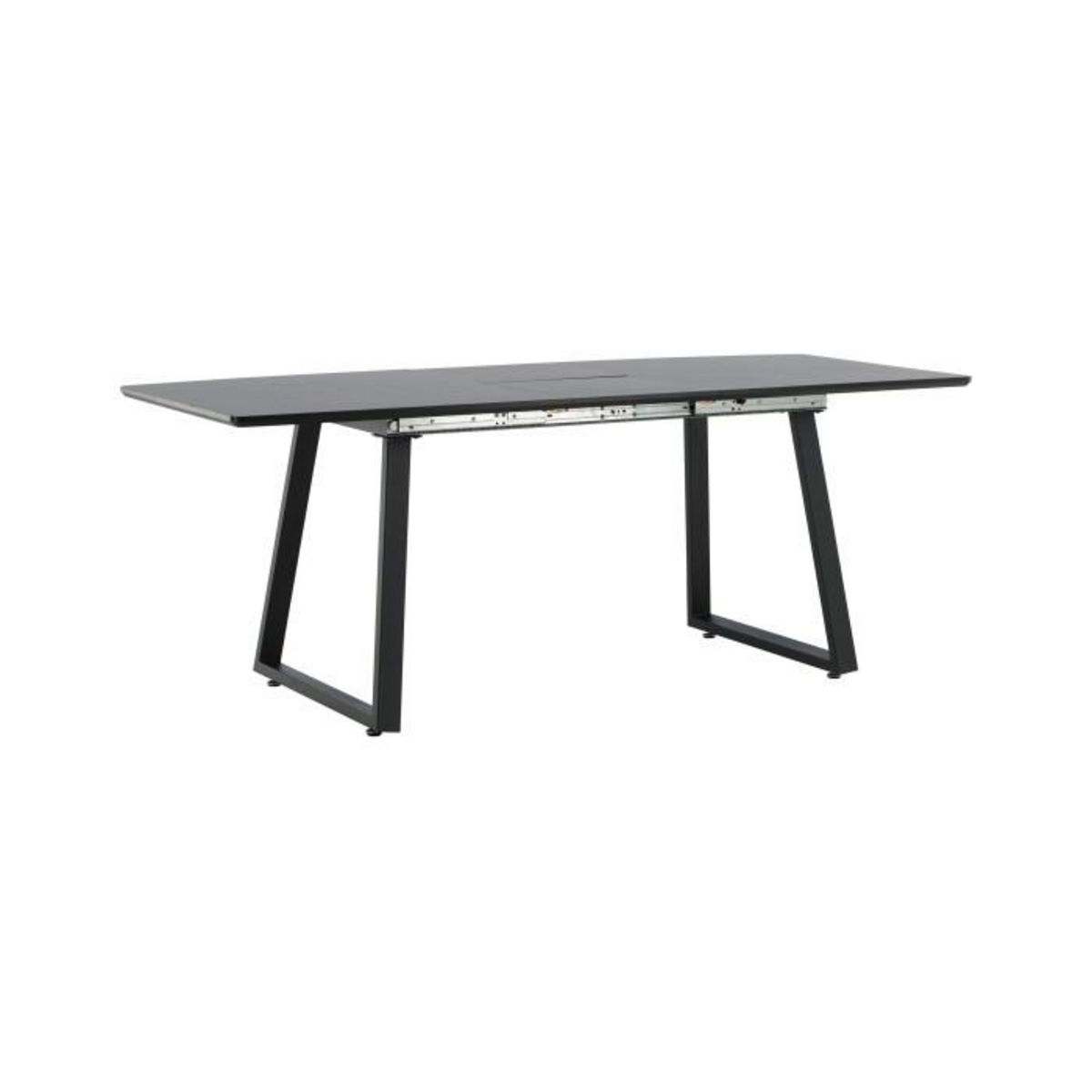 Paris Prix Table à Manger Extensible  Inca  160-200cm Noir