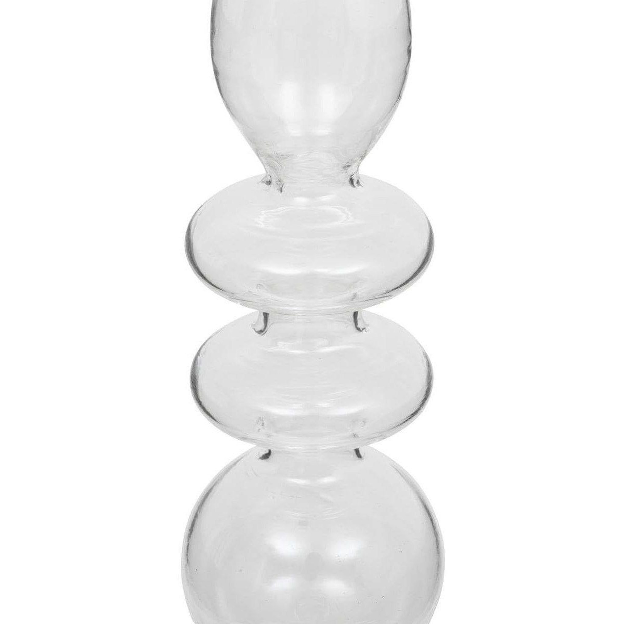 Voir la diapositive 2 : ATMOSPHERA Chandelier design en verre  bulles  22cm transparent