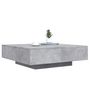 Voir la diapositive 5 : VIDAXL Table basse avec lumieres LED gris beton 100x100x31 cm