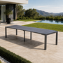 Voir la diapositive 2 : CONCEPT USINE Console extensible 2 à 12 places en aluminium OLHAO