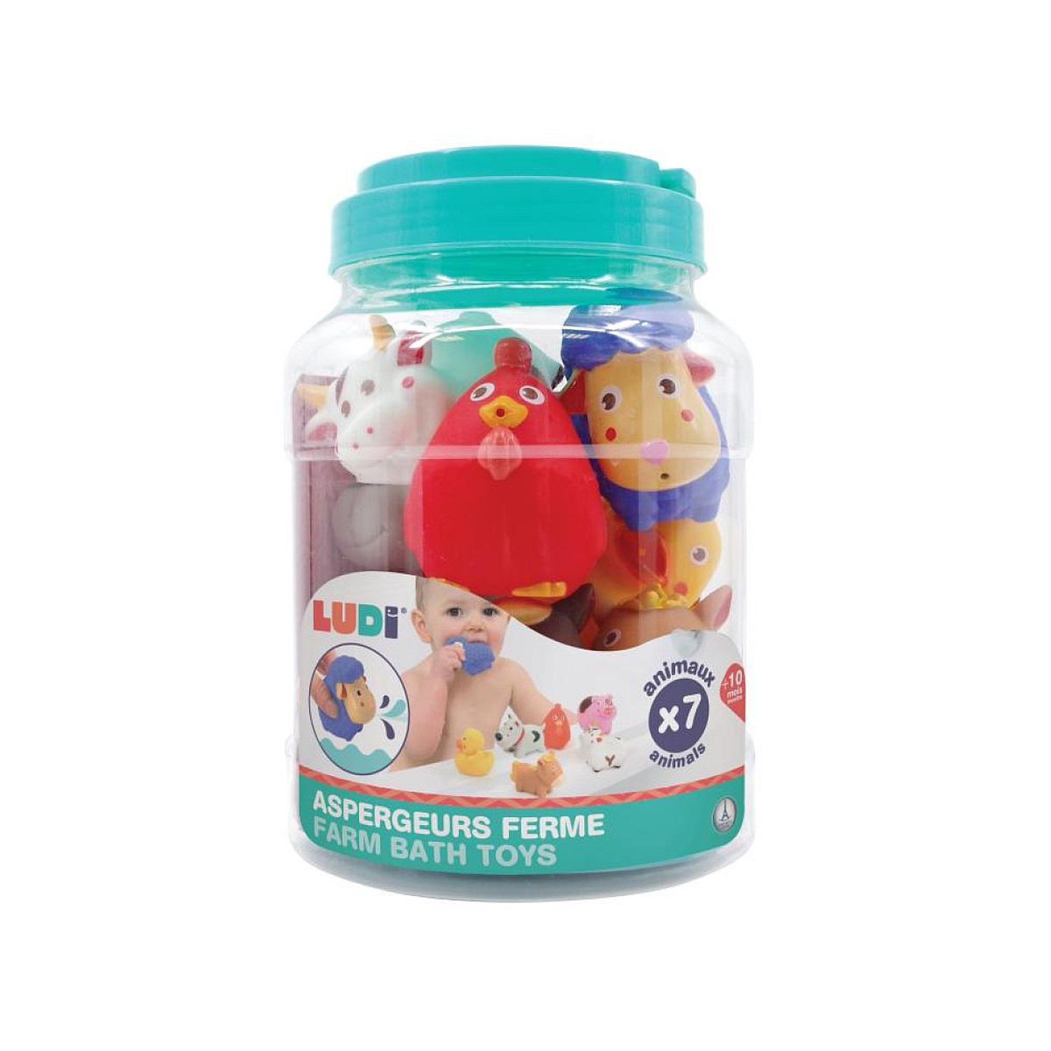 LUDI Aspergeurs 7 animaux pour le bain