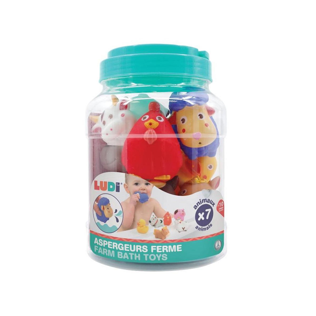 LUDI Aspergeurs 7 animaux pour le bain