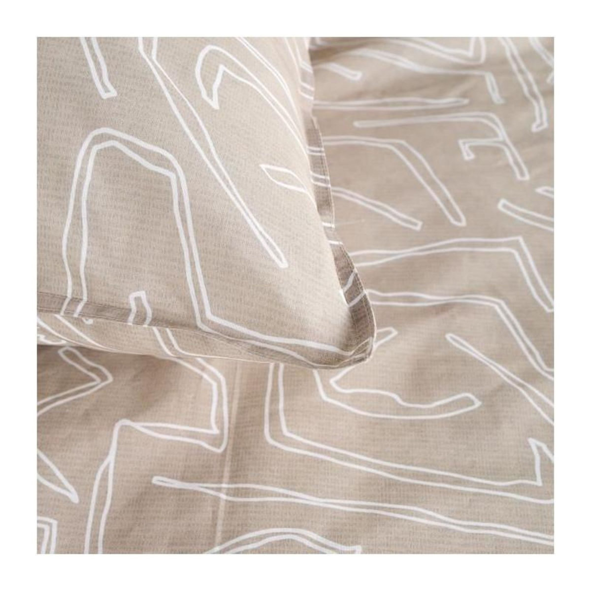 Today Parure de lit 2 personnes - TODAY - Sunshine 15.7 - 220 x 240 cm - 100% Coton imprimé