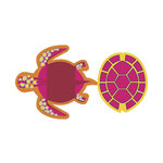 Juratoys-Janod Kit Créatif 3D : 4 Animaux Marins en Papier à Créer - Hippocampe, Crabe, Tortue et Poisson Clown