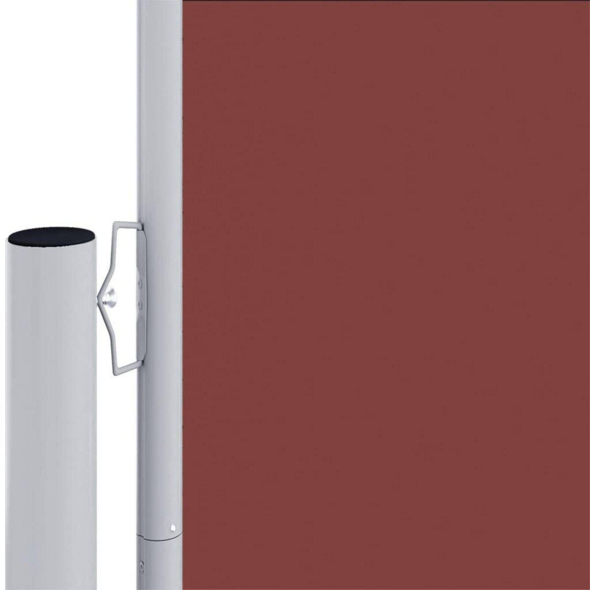 VIDAXL Auvent lateral retractable Marron 220x1200 cm