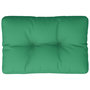 Voir la diapositive 2 : VIDAXL Coussin de palette vert 50x40x12 cm tissu