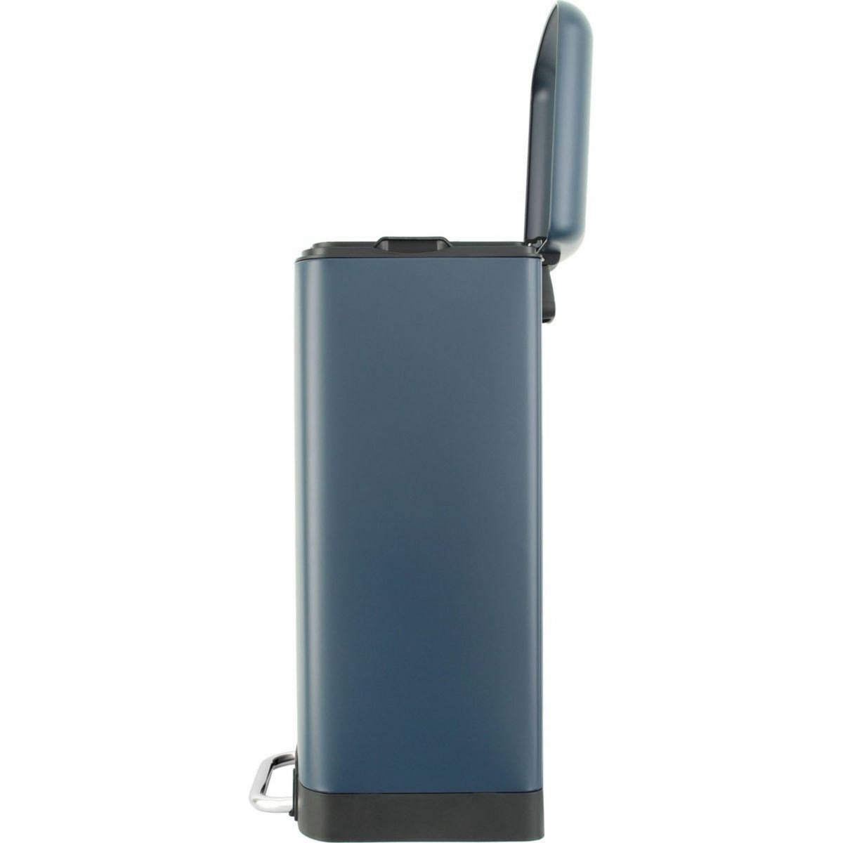 ESSENTIEL B Poubelle manuelle rectangulaire 30L à pédale bleue