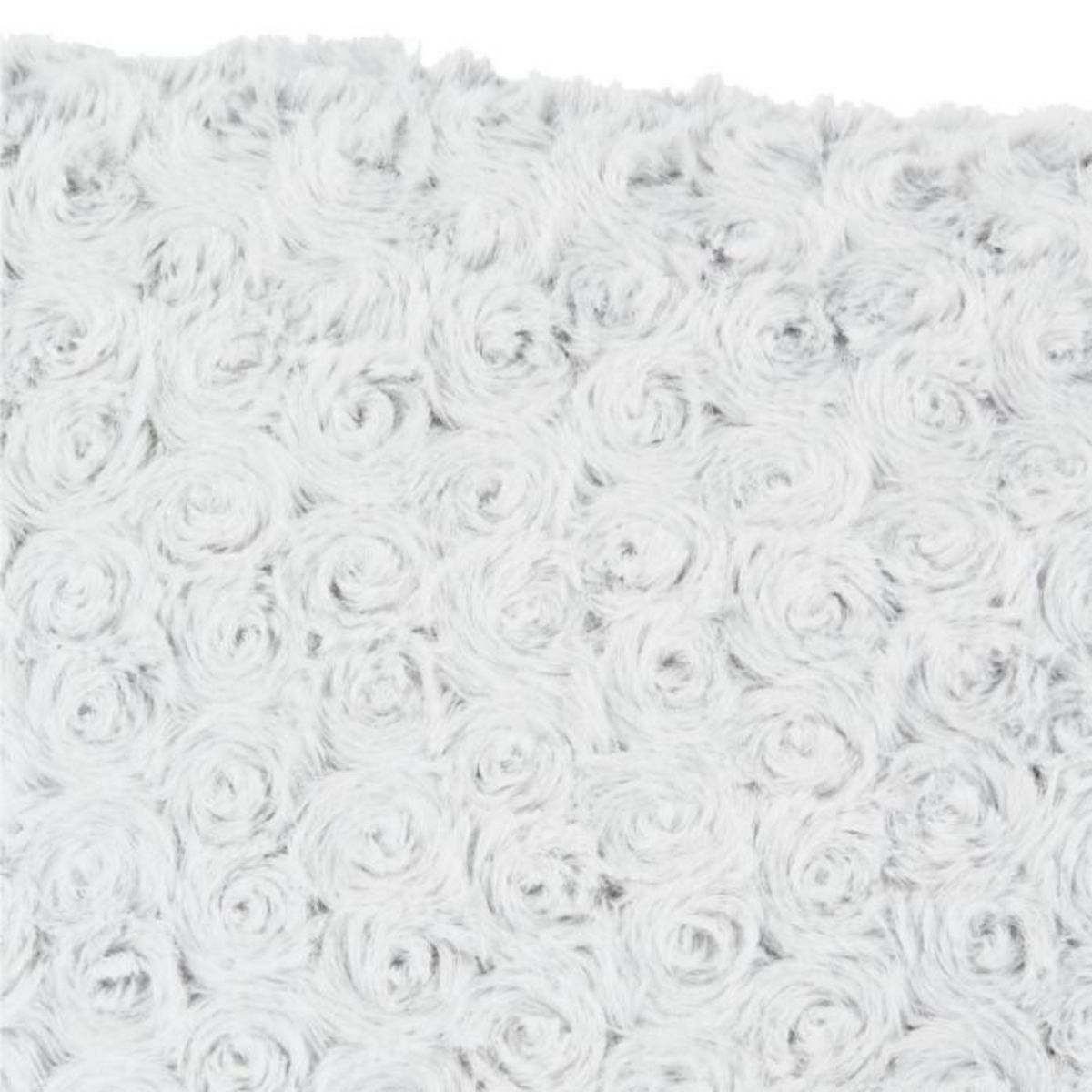 Paris Prix Coussin Imitation Fourrure  Bouclée  45x45cm Gris Clair