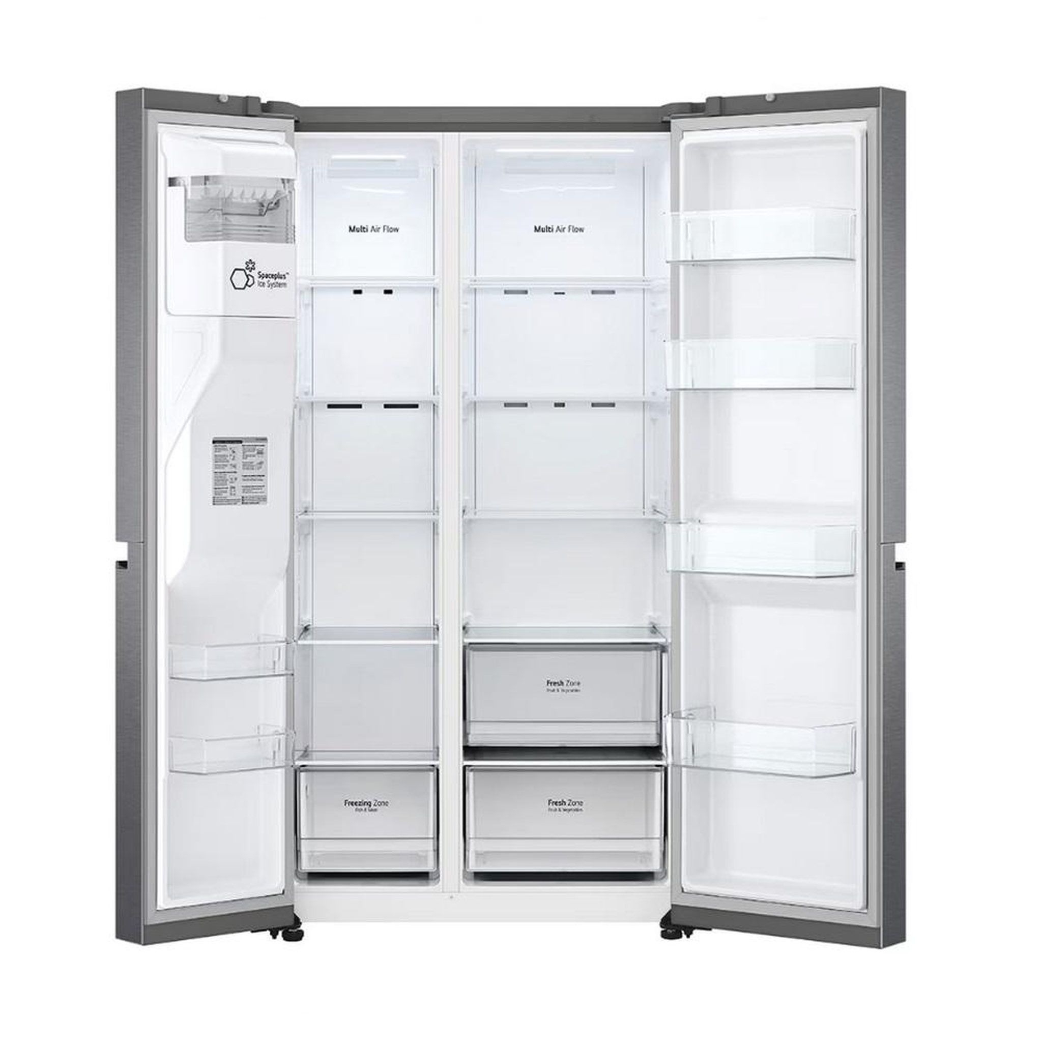 Voir la diapositive 4 : LG Réfrigérateur américain 91cm 635l nofrost - GSLV50DSXF