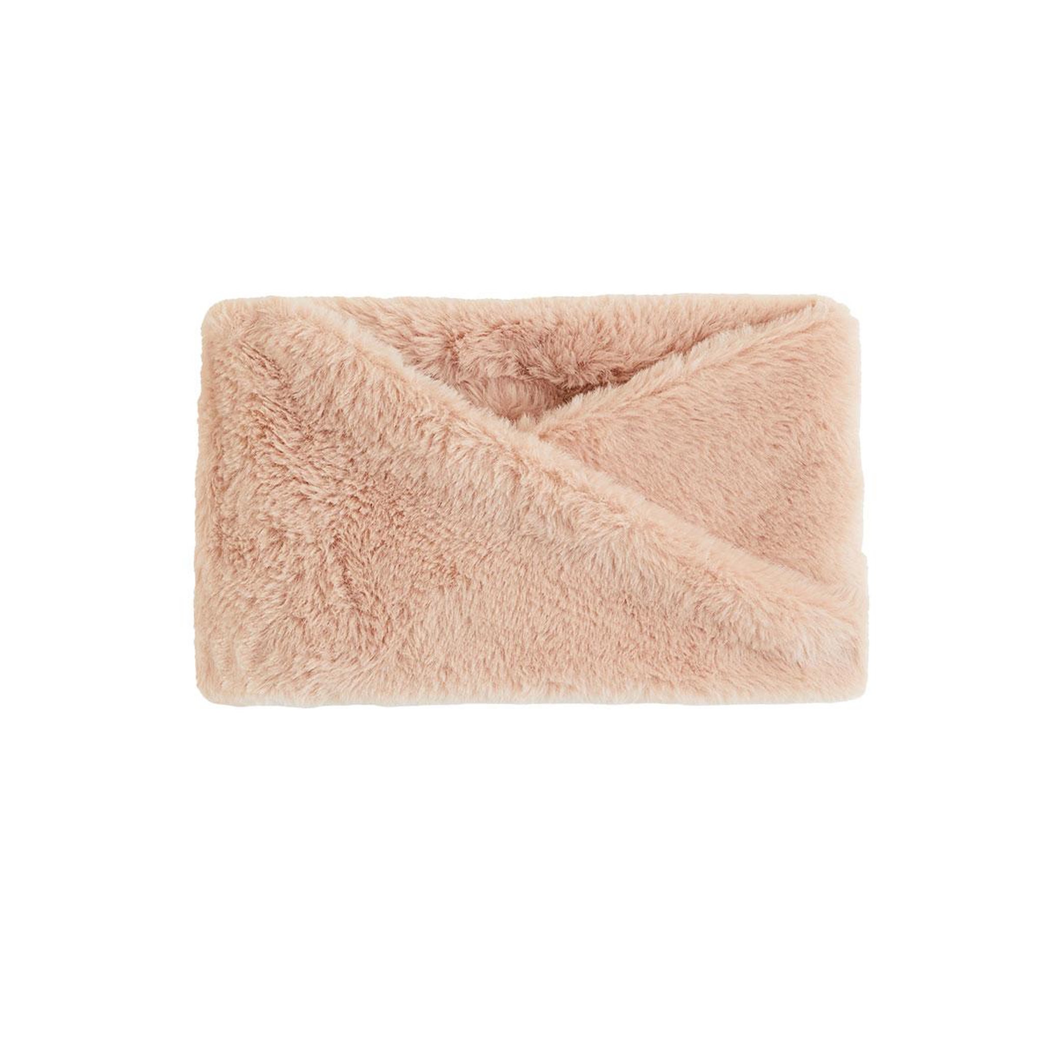 PETIT BEGUIN Cache cou enfant en fausse fourrure Laponie. Coloris disponibles : Rose
