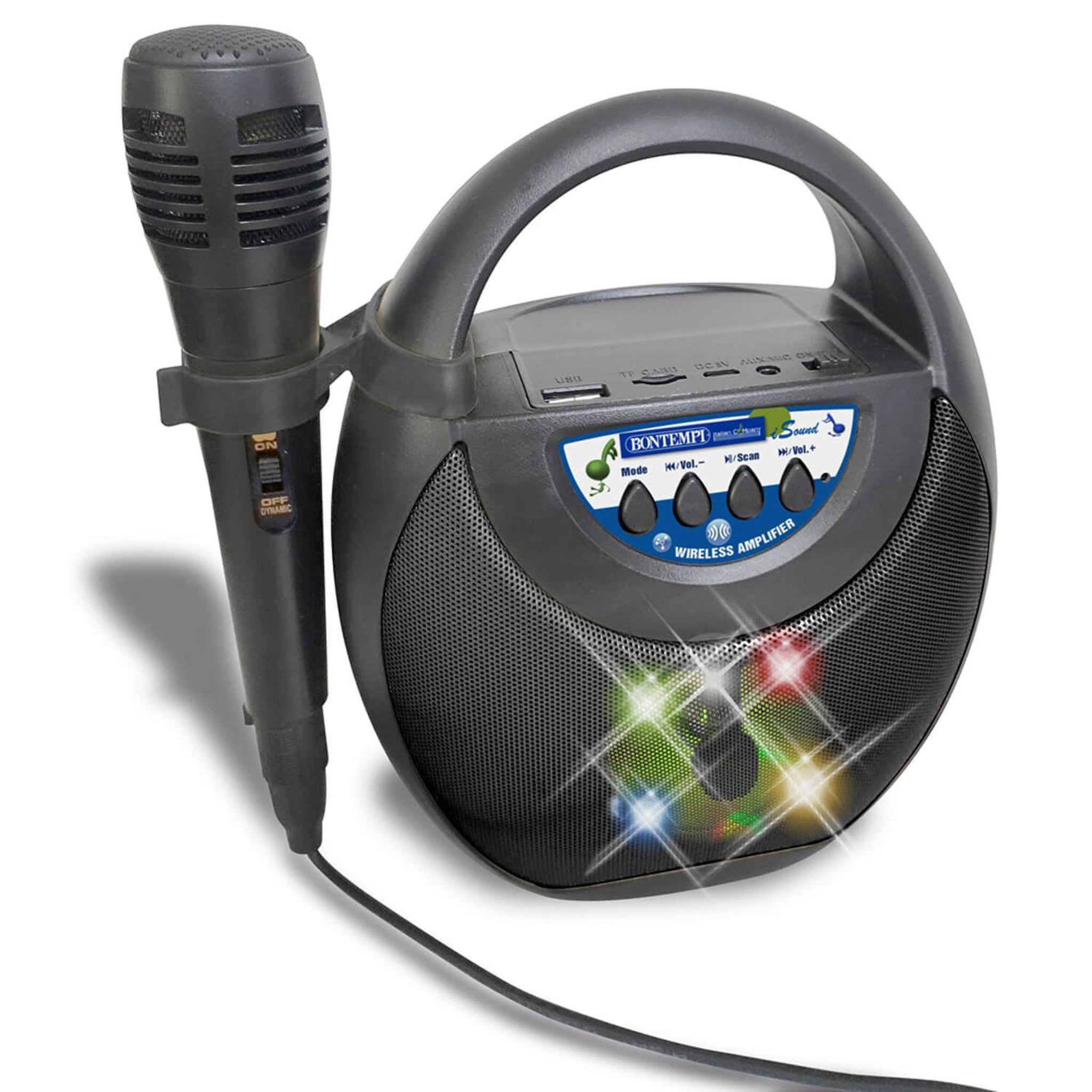 Voir la diapositive 1 : Bontempi Amplificateur avec connexion sans fil avec 1 micro effet echo