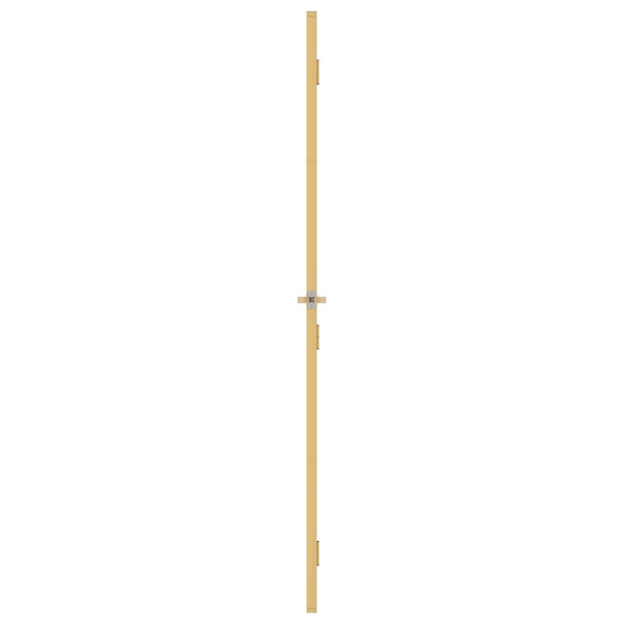 Voir la diapositive 4 : VIDAXL Porte interieure mince dore 83x201,5 cm verre trempe aluminium
