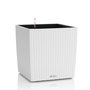 Voir la diapositive 1 : LECHUZA Cube Cottage 50 - kit complet, blanc 50 cm