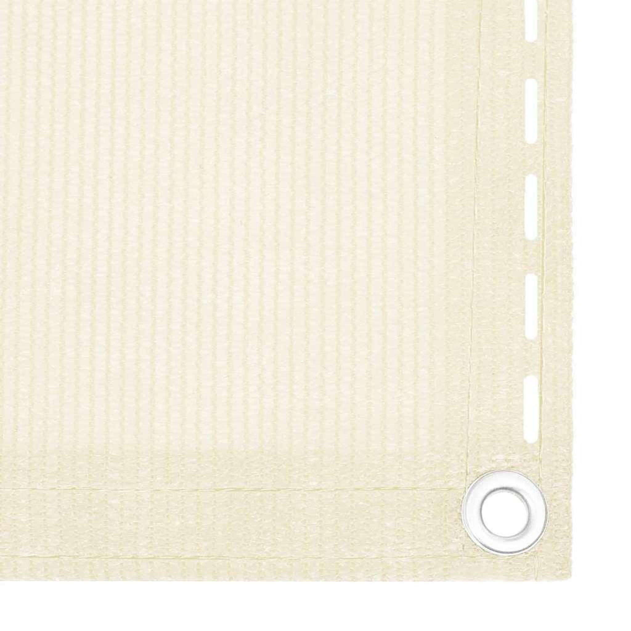 Voir la diapositive 2 : VIDAXL Ecran de balcon creme 75x500 cm pehd