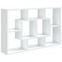 Voir la diapositive 2 : VIDAXL Etagere murale blanc 85x16x52,5 cm bois d'ingenierie
