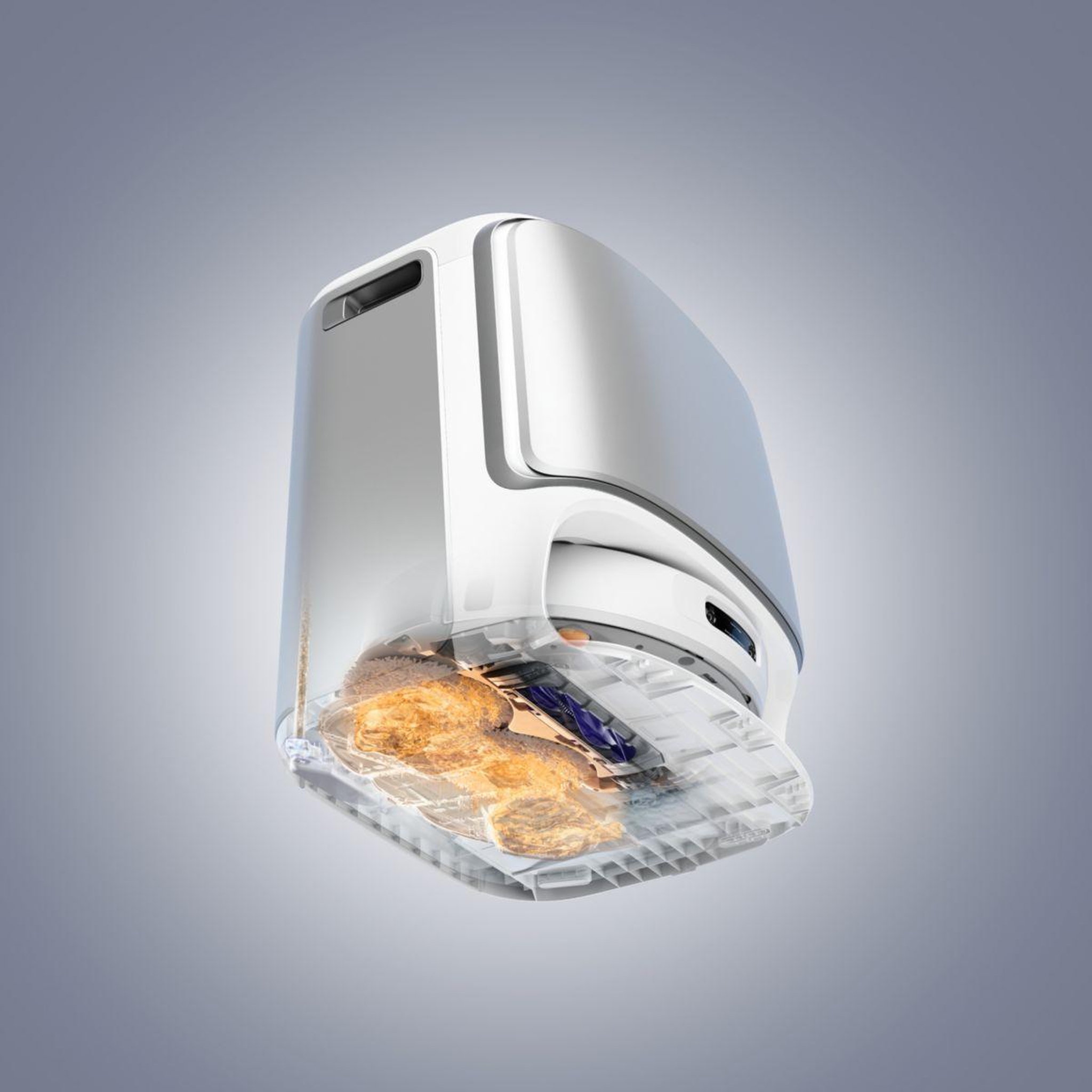 Voir la diapositive 4 : NARWAL Robot aspirateur laveur freo z10 ultra blanc argente